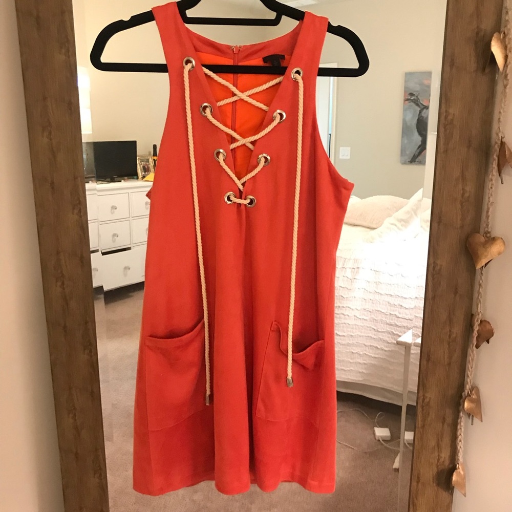 NBD Extra Daylight Dress Rust